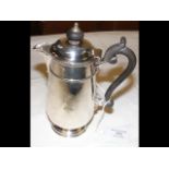 A sterling silver coffee pot - 16cm high