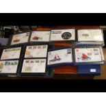 Various albums containing First Day Covers