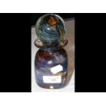 A Mdina studio glass scent bottle with stopper - 1