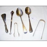 Selection of silver flatware, including Joseph Hic