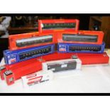 Selection of boxed Hornby and other model railway