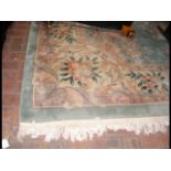 Chinese style carpet with floral border