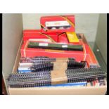Selection of boxed Hornby railway carriages and ro