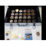 Selection of collectable coins, including crowns a