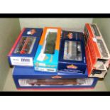 Selection of boxed Bachmann and other rolling stoc