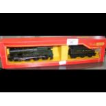 Boxed Hornby Locomotive and Tender (used)