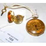 An 18ct gold pocket watch