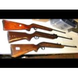 Three old air rifles