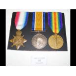 First World War three medal group to H Ramsden RNR