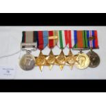 Medal group including Indian General Service medal