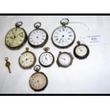 Selection of pocket watches, etc.