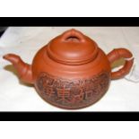 Terracotta Yixing teapot