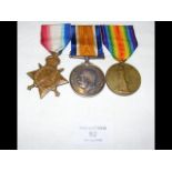 First World War three medal group to Lieutenant Wi
