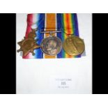 Three World War I medal group to Private A Firth -
