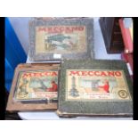 Selection of old Meccano - boxed and loose