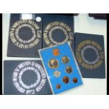 Four Royal Mint Coin Sets