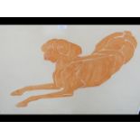 ELIZABETH FRINK (1930-1993) - "Vizsla B" etching w