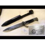 An RZM German knife - the blade marked M7/56 1940