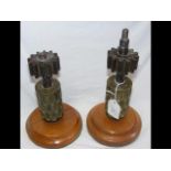 Two unusual doorstops made from cast metal sweet m