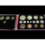 A George VI 1937 Specimen Coin Set in leather-boun