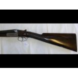 An antique 20 bore shotgun by William Evans - with