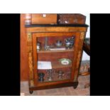 Victorian inlaid pier cabinet