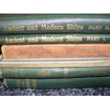 Six volumes on yachting and ships, including "Anci