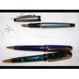 Waterman Expert, together with two Waterman ballpo