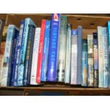 Selection of collectable books on yachting, includ