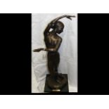 Enzo Plazzotta - 68cm high bronze sculpture "Frid