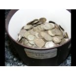 A collection of over 400 silver 3D coins - Edward