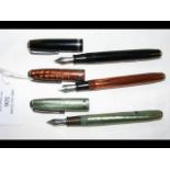 Three Esterbrook fountain pens