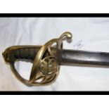 William IV Sergeant's sword with curved blade - 97