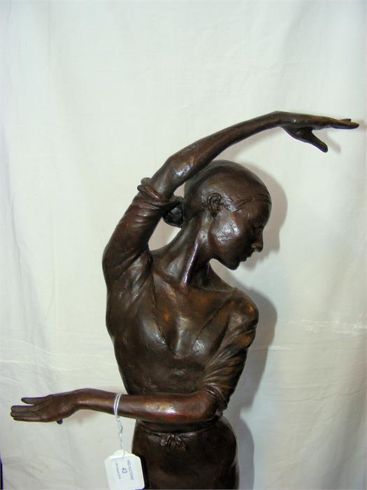 Enzo Plazzotta - 68cm high bronze sculpture "Frid - Image 2 of 4