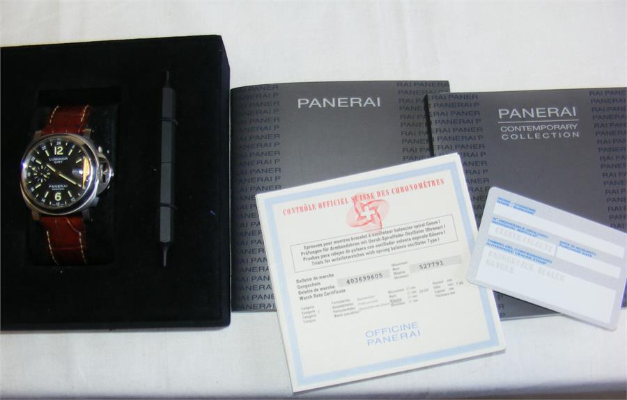 A Panerai Luminor GMT Automatic wrist watch - havi - Image 3 of 14