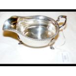 Silver sauce boat