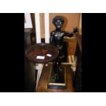 Table top figural waiter - 48cm high