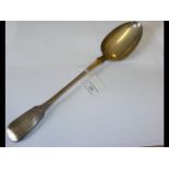 A silver basting spoon with London hallmark - 4.3o