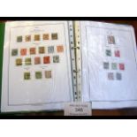 Album containing collectable stamps from India - f