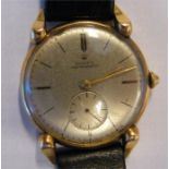 A vintage gent's 18k gold Rolex chronometer wrist watc