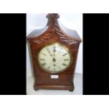 A Regency mahogany bracket clock by Joshua Clare o