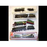 Selection of model locomotives and tenders - vario