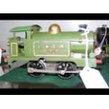 A Hornby O gauge tinplate clockwork locomotive - 0