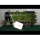 A Hornby O gauge tinplate clockwork locomotive - 2