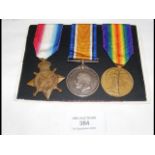 A set of three First World War medals to Engineer