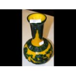 A 26cm high Peking overlay glass vase