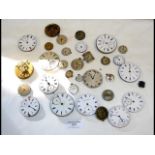 Selection of pocket watch and other movements