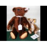 Collectable modern Steiff bear and one other- 28cm tall