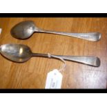 A 1791 George Smith & W Fearn tablespoon, together