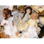 Selection of collectable dolls